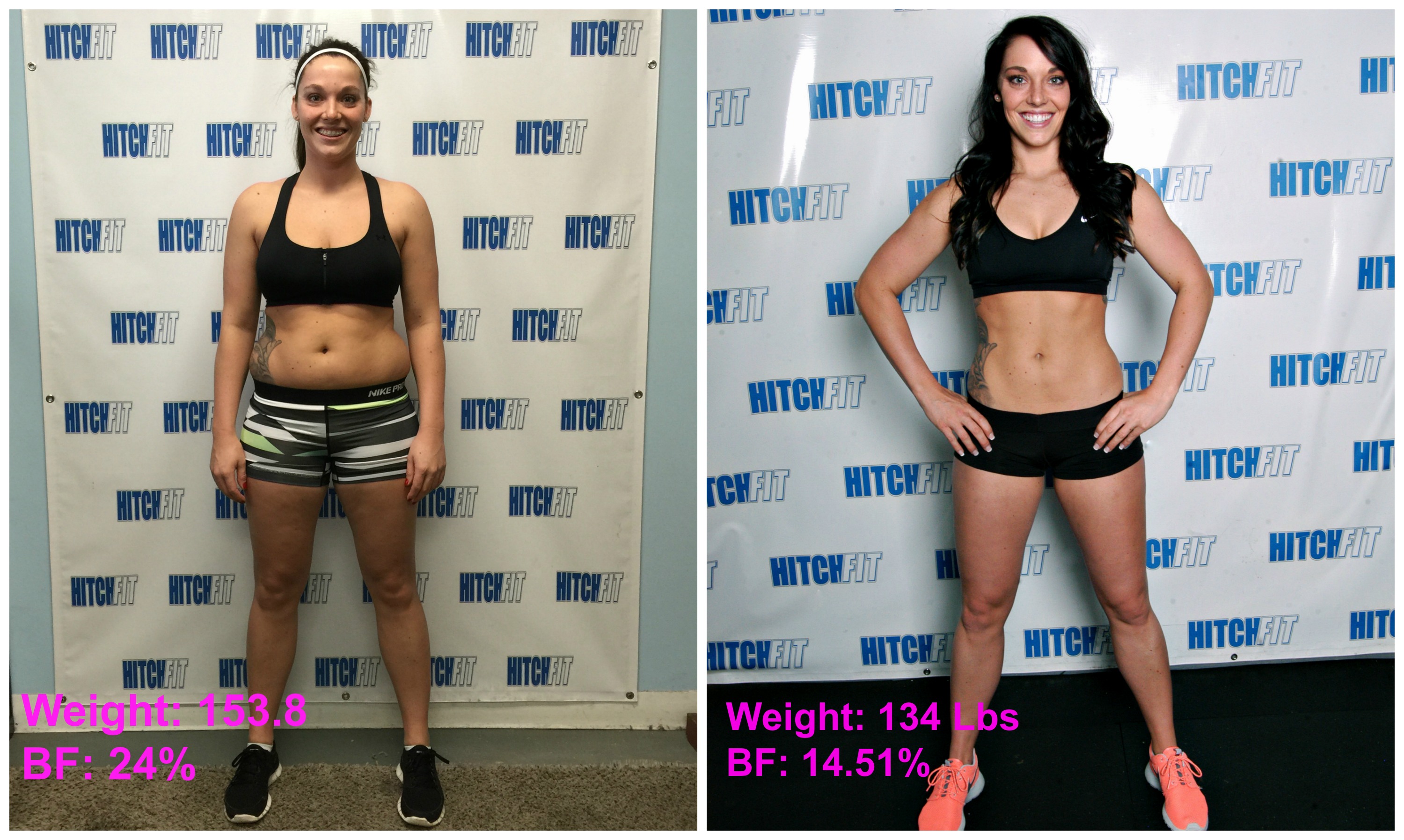 Lauren Lind before and after front